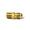 Thrifco Plumbing No. 48 1/4 Inch Flare x 1/8 Inch MIP Brass Adapter 4401133 - alternate 3
